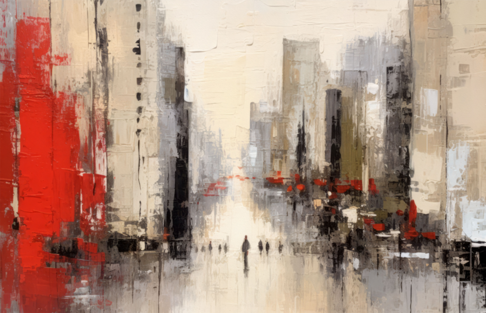 City Silhouette || Collection de créateurs Impression Sur Verre