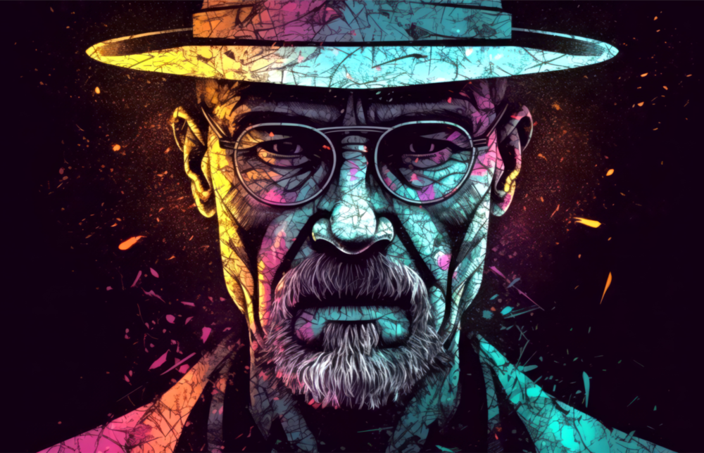 Heisenberg Glass Wall Art || Designer Collection