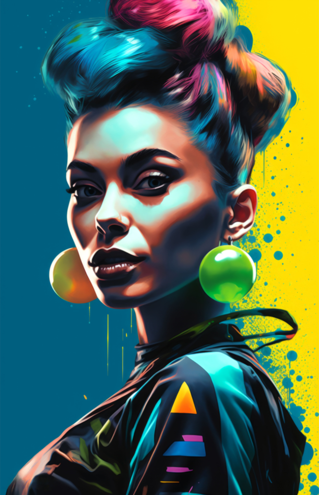 Earrings Glass Wall Art || Designer Collection