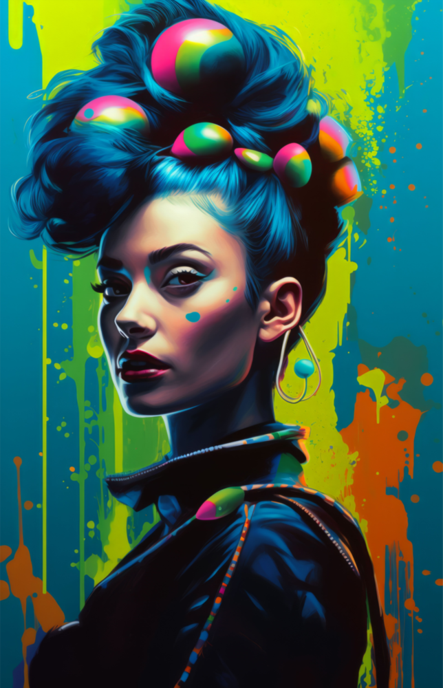 Arte della parete di vetro Stile per capelli || Collezione di design