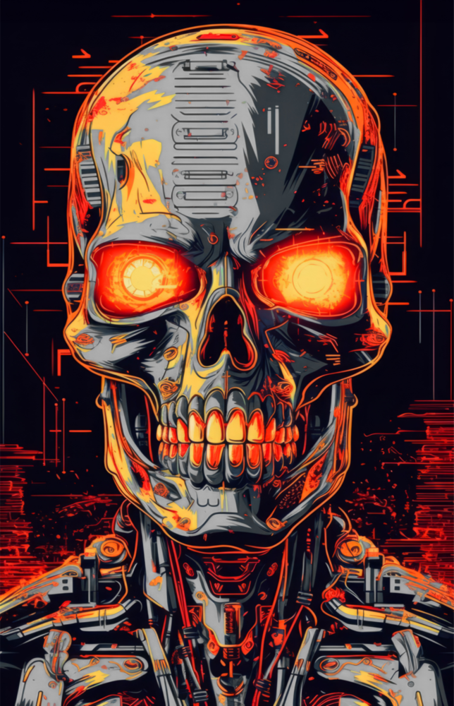 Face mécanique || Collection de créateurs Impression Sur Verre