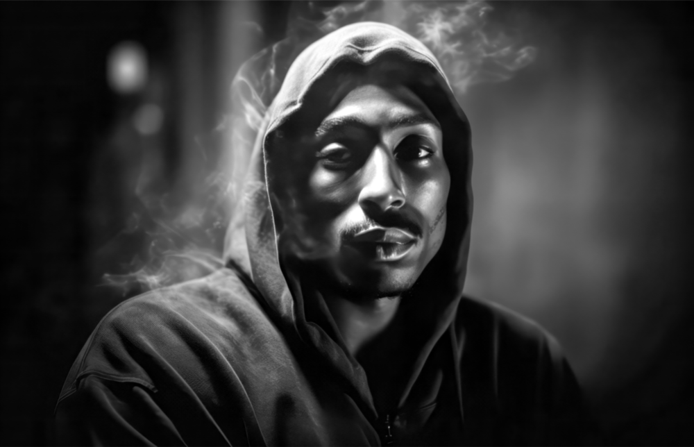 Arte de pared de vidrio de Tupac || Collezione di design