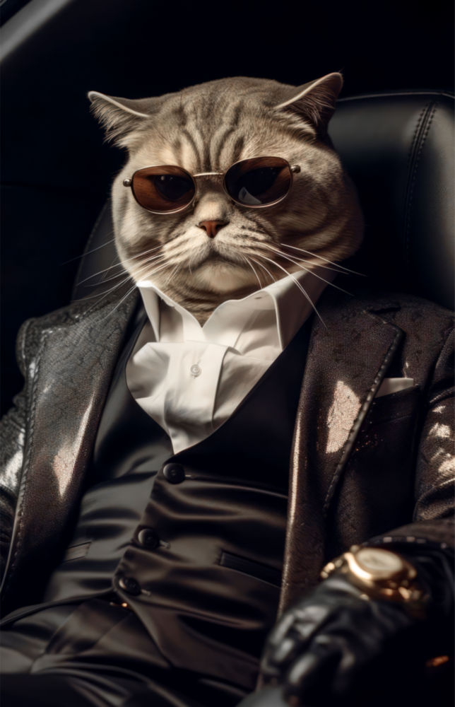 The Boss Glass Wall Art|| Designer's Collection