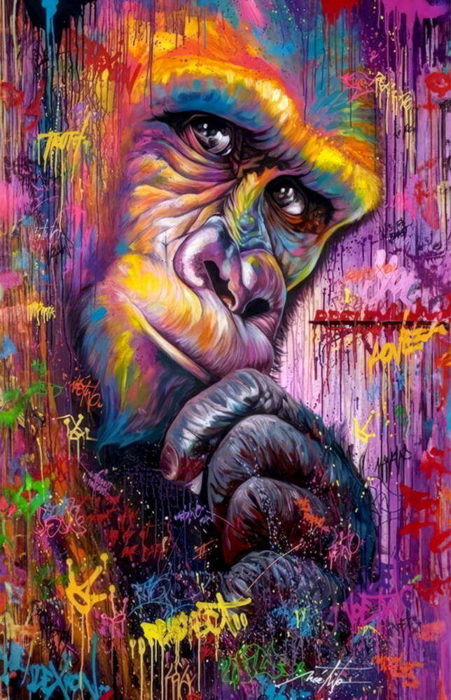 Arte della parete di vetro Emotivo || Collezione di designer