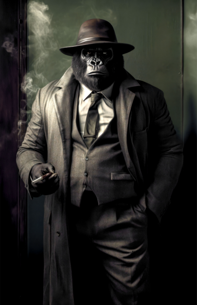 Arte della parete di vetro Mr. Inspector || Collezione di designer