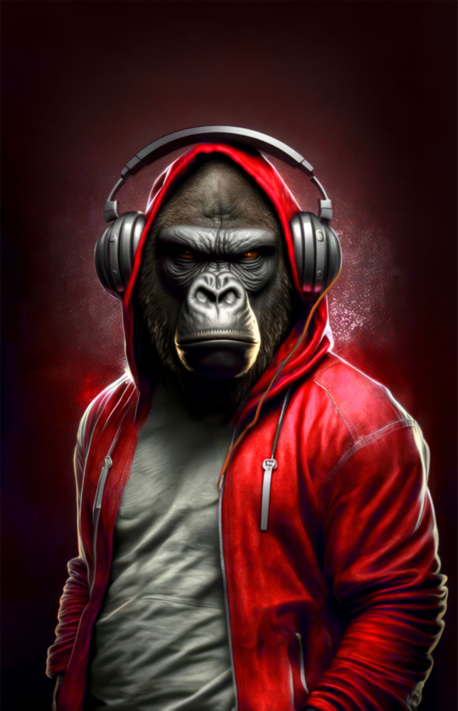 Animal Vogue || Designer -Sammlung Glasbild