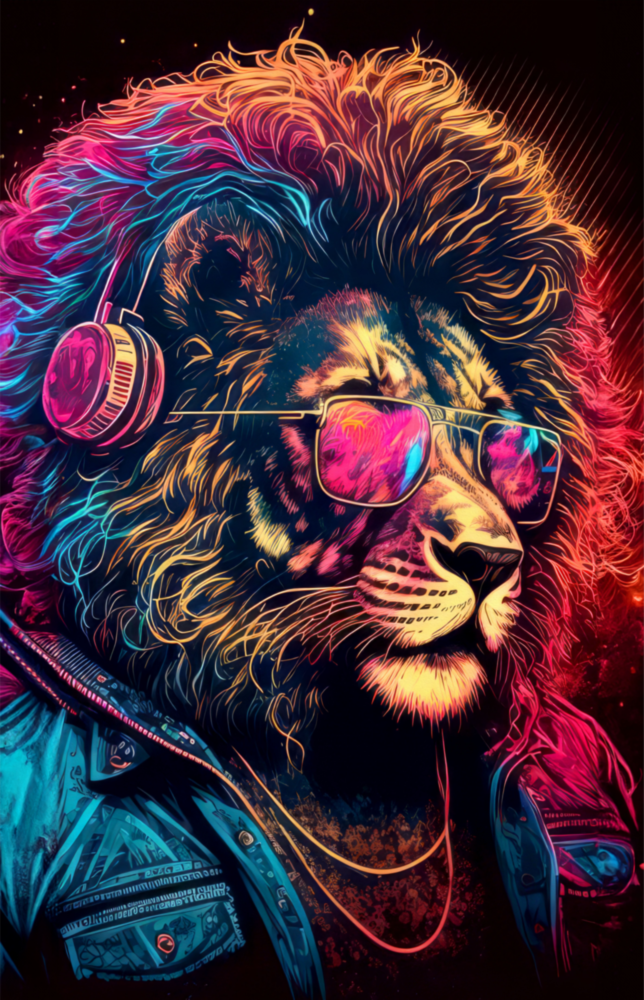 Charismatisch || Designer -Sammlung Glasbild