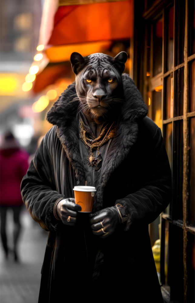 Java the Leopard Glass Wall Art || Designer's Collection