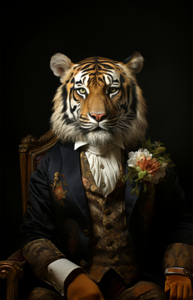 Gentleman || Collection du designer Impression Sur Verre