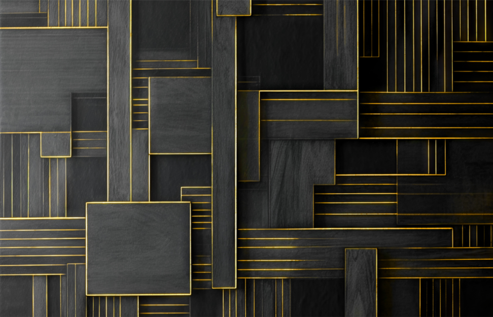 Rectangles || Collection du designer Impression Sur Verre