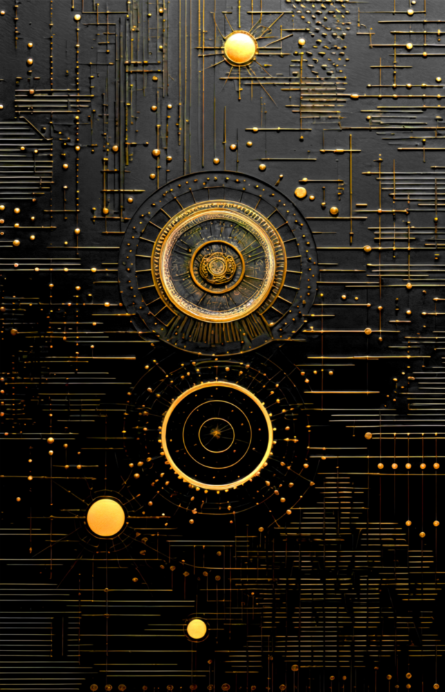 Arte de pared de vidrio de Cielo antico || Collezione di designer