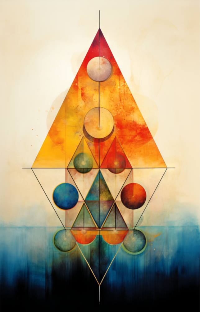 Harmonie des formes || Collection du designer Impression Sur Verre