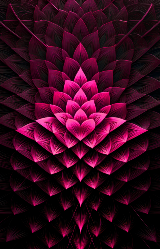 Blume Des Glücks || Designer -Sammlung Glasbild