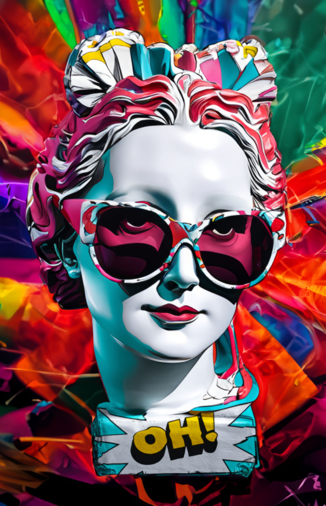 Oh! Glass Wall Art || Designer Collection