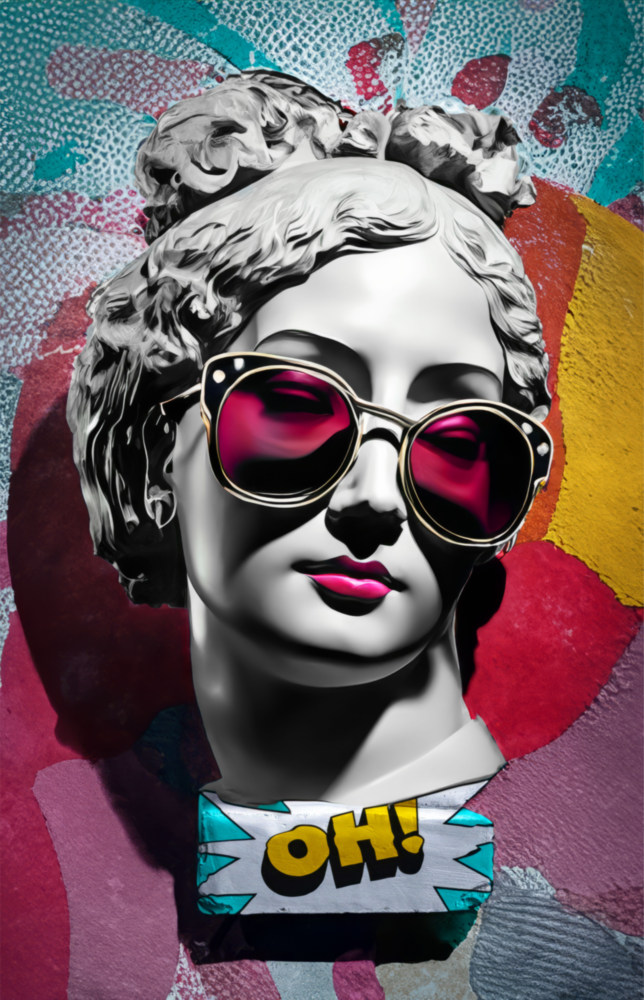 Oh! Glass Wall Art || Designer Collection