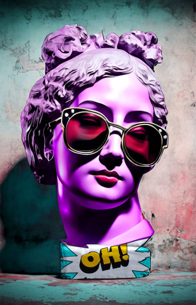 Oh! Glass Wall Art || Designer Collection