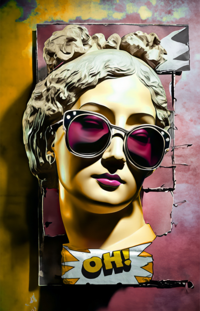 Oh! Glass Wall Art || Designer Collection