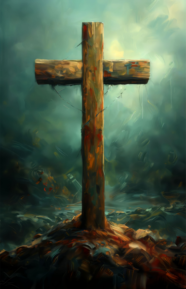 Cross Glass Wall Art || Designer Collection