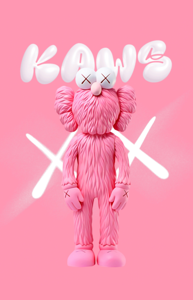 Kaws Glass Wall Art || Designer Collection