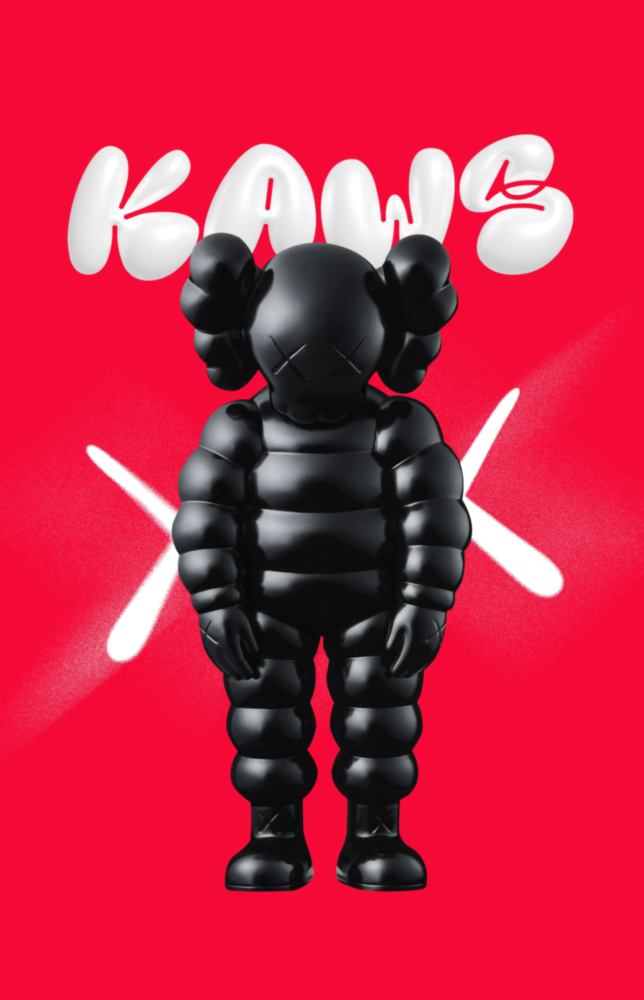 Kaws Glass Wall Art || Designer Collection