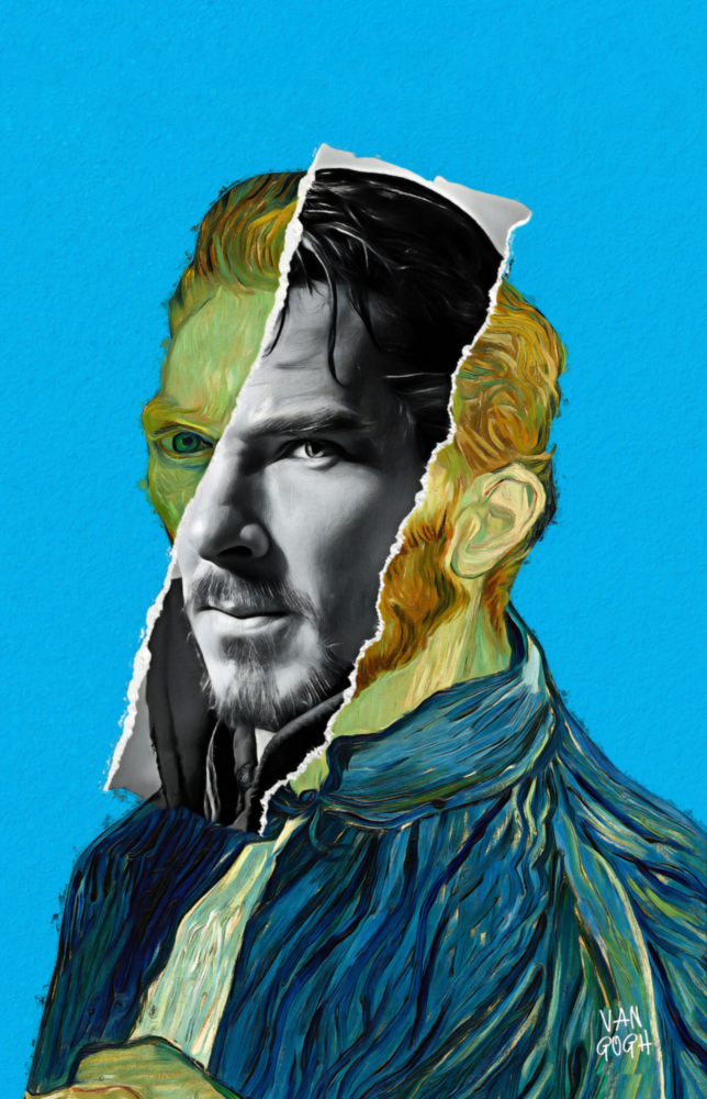 Contemporary Gogh Glass Wall Art || Designer Collection