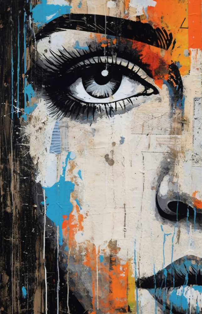 Half Portrait Glass Wall Art || Designer Collection