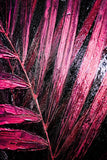 Magenta Midnight Frond — A Sculpted Pulse of Tropical Velvet