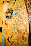 Golden Embrace Reverie — A Textured Tribute to Klimt’s Masterpiece