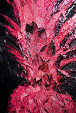 Electric Pineapple Pulse — A Textured Pop in Pink & Noir