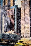 Gotham’s Golden Gateway: Brooklyn Bridge — 3D Haptic Embossed High-Gloss Luxury Wall Art