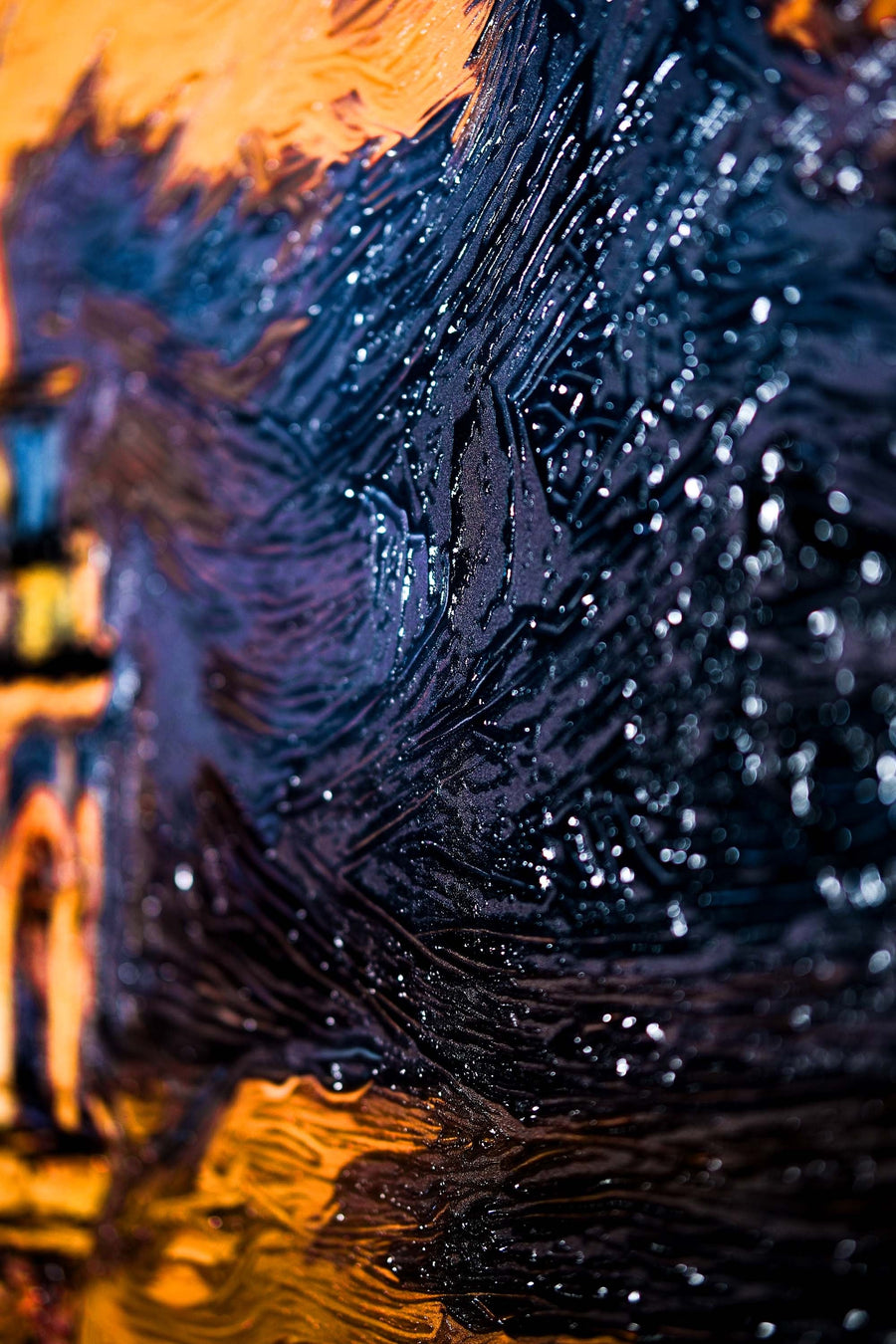 Galata Sunset Sentinel — 3D Haptic Embossed High-Gloss Luxury Wall Art