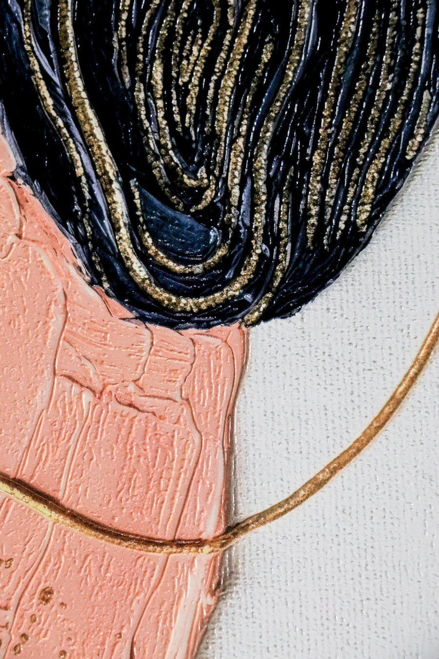 Celestial Equilibrium — 3D Haptic Embossed High-Gloss Luxury Wall Art