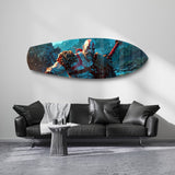Mythic Warrior Video Game Glass Wall Art.