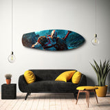 Mythic Warrior Video Game Glass Wall Art.