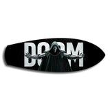 Masked Cloaked Villain Comic Glass Wall Art.