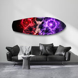 Anime Sorcerer Dual Magic Glass Wall Art.