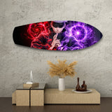 Anime Sorcerer Dual Magic Glass Wall Art.