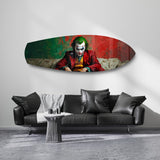 Sinister Clown Comic Pop Art Glass Wall Art.