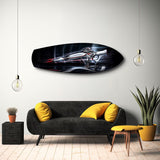 Futuristic Sci-Fi Rifle Glass Wall Art.
