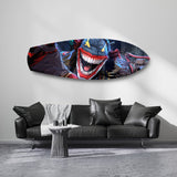 Crazy Mask Anti-Hero Comic Glass Wall Art.