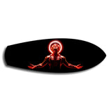 Anime Demon King Red Halo Glass Wall Art.