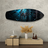 3D Spider Web Glass Wall Art.