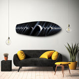 Planetary Alignment Galaxy Glass Wall Art.