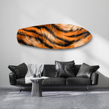 Bengal Tiger Stripe Glass Wall Art.