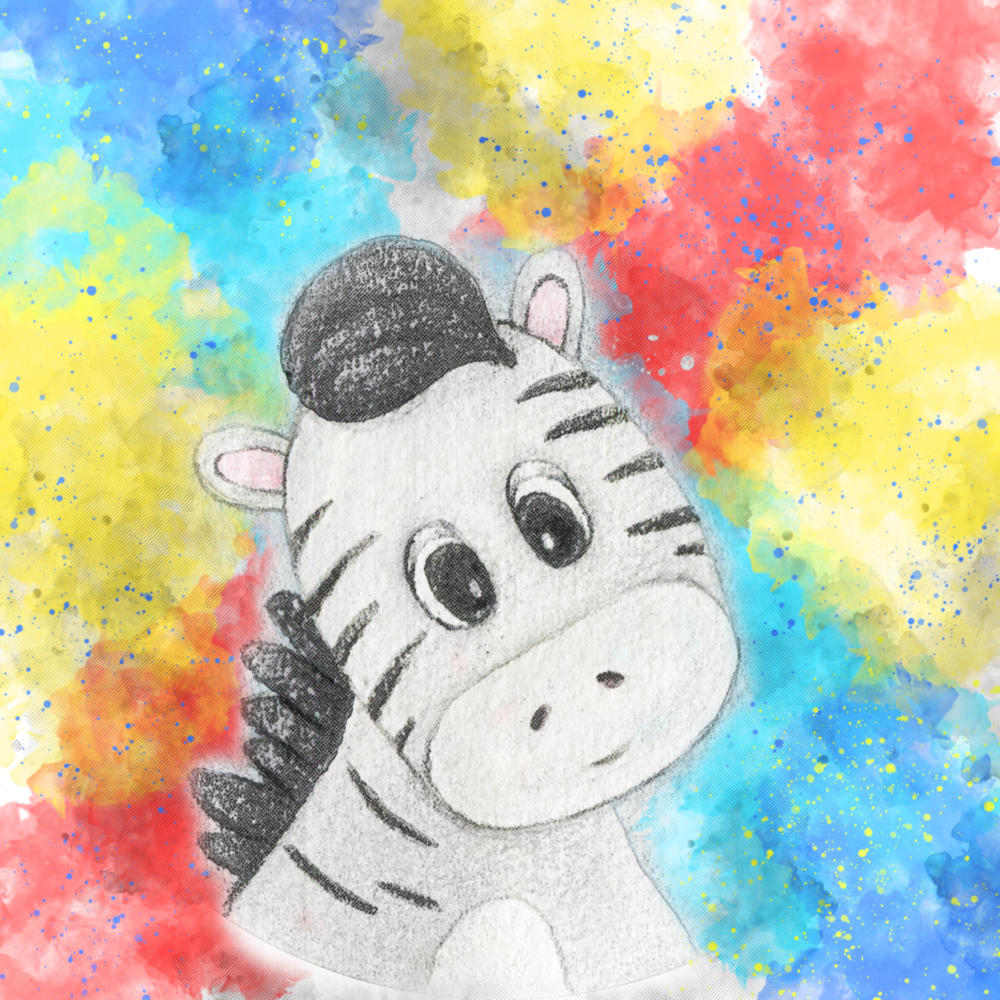 Zebra Glass Wall Art