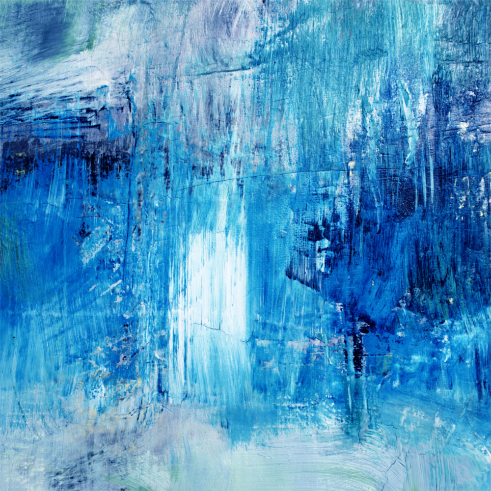 Abstract Glass Wall Art