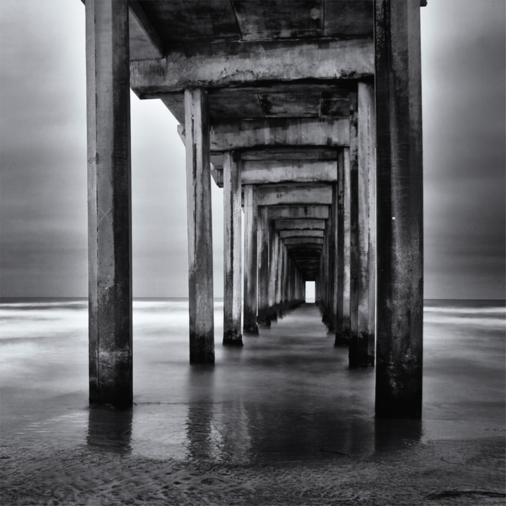 Arte della parete di vetro Dock