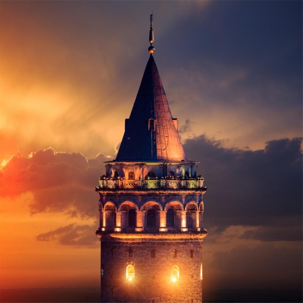 Tour Galata Impression sur verre