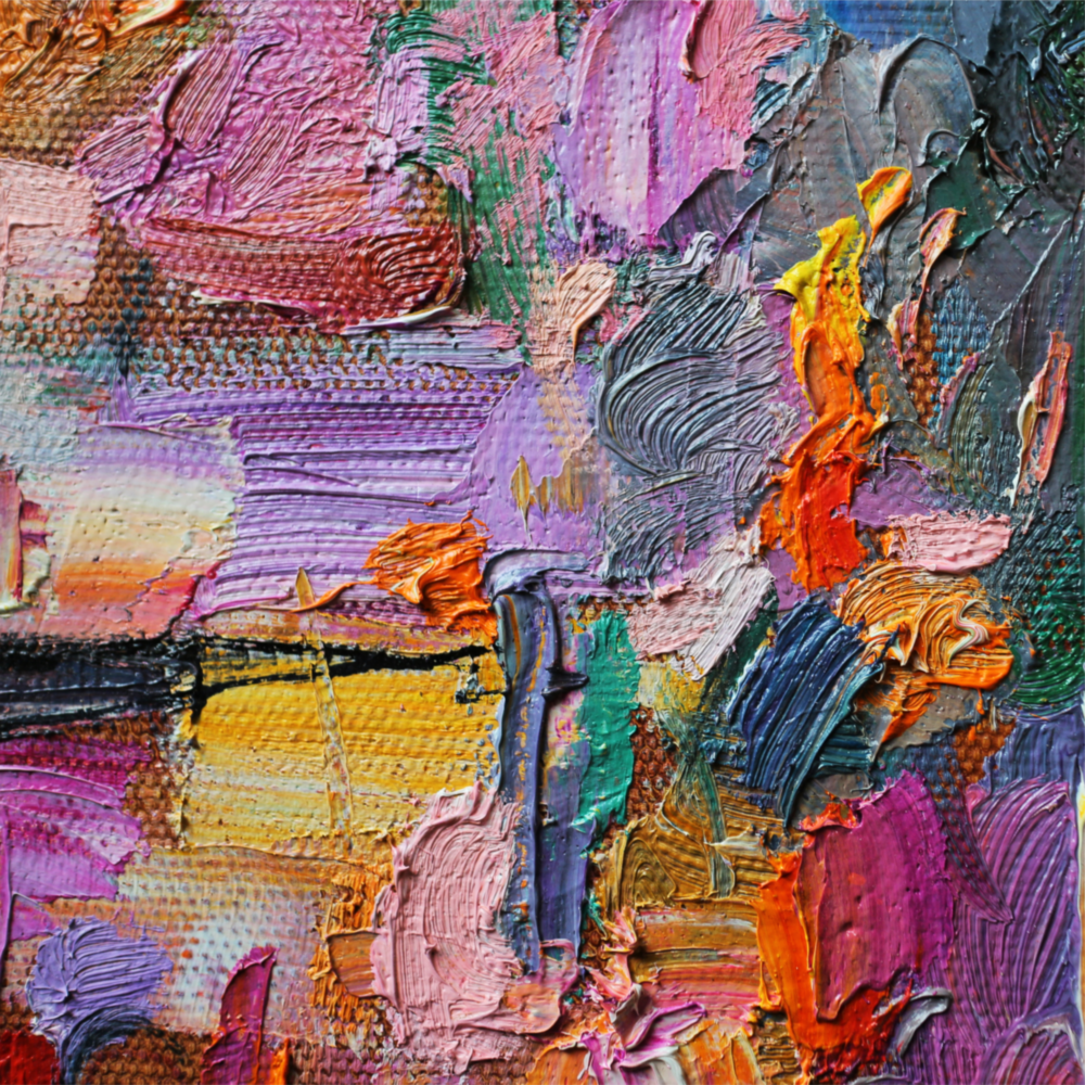 Art abstrait Impression sur verre