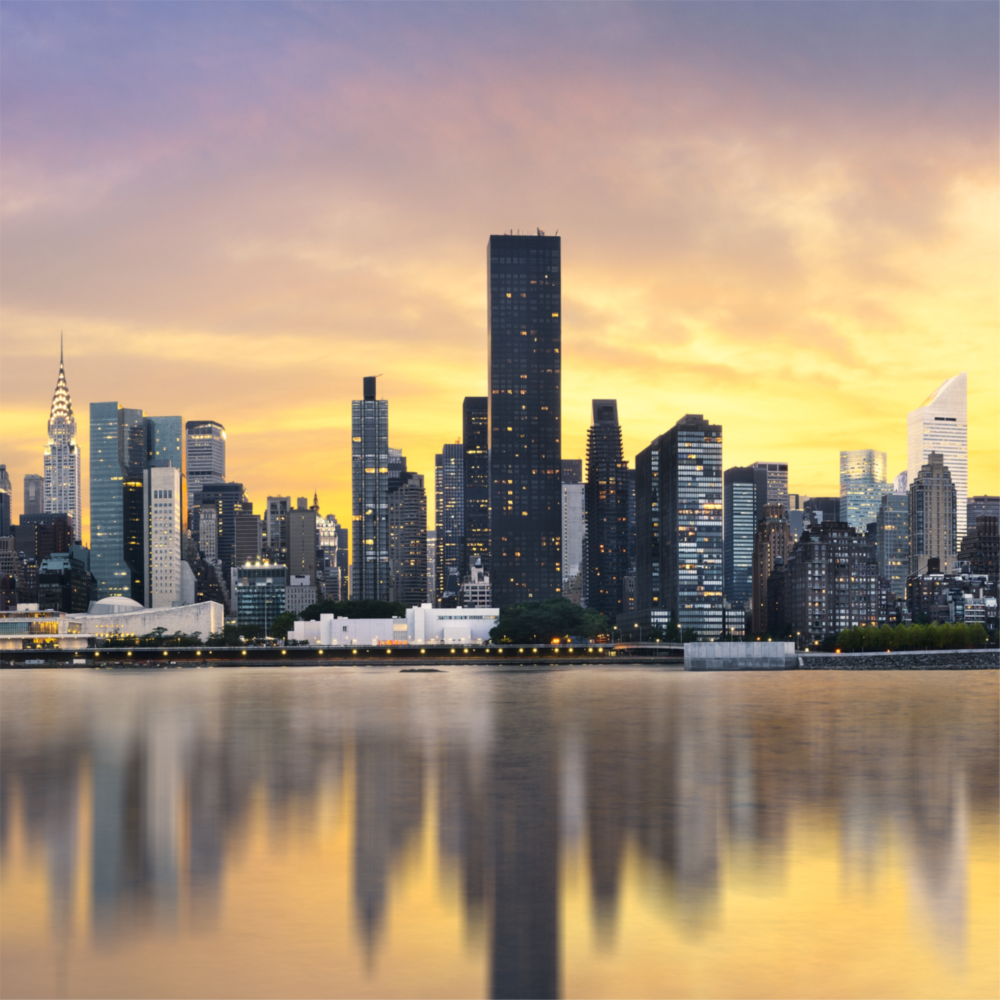 Ville Impression sur verre